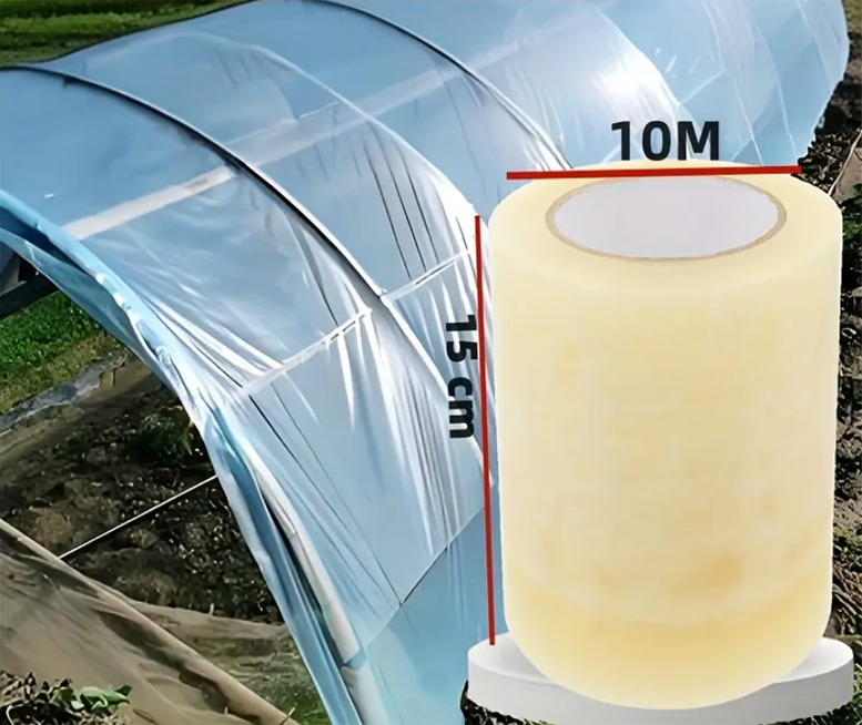 Plastic greenhouse repair tape, Клейкая лента для ремонта платиковых парников и укрытий